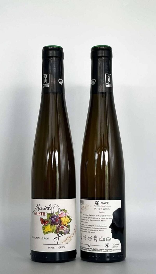 demi bouteille pinot gris domaine Gueth