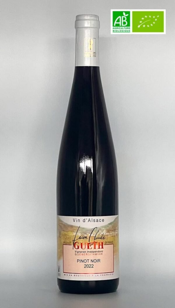 Pinot Noir d'Alsace bio domaine Gueth